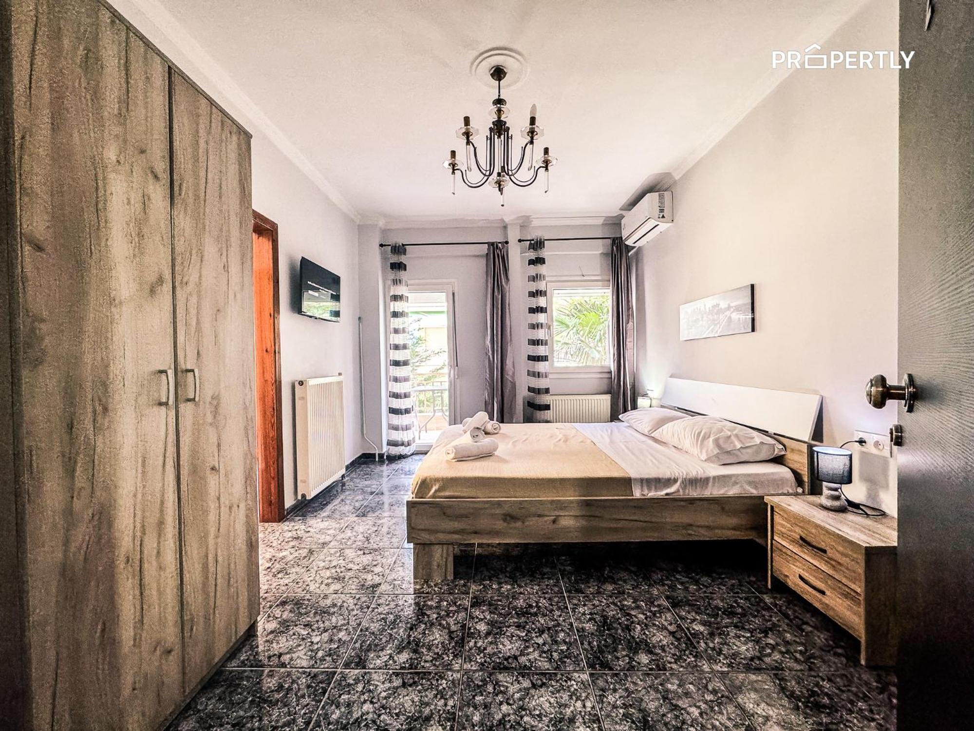 Seaside Retreat #Propertly Apartment Nea Kallikrateia Ngoại thất bức ảnh