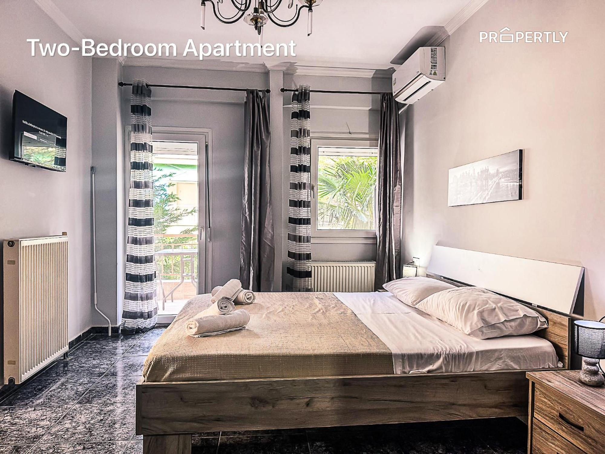 Seaside Retreat #Propertly Apartment Nea Kallikrateia Ngoại thất bức ảnh